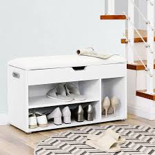 ❤ lass dich von 50 bildern aus echten wohnungen inspirieren. Ricoo Sitzbank Schuhregal Fur 10 Paar Schuhe Schuhschrank Modern Grau Wm033 Cf A
