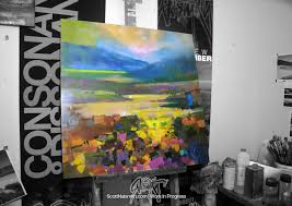 Oil Painting Directly Onto Aluminium Dibond Plate Support Scott Naismith