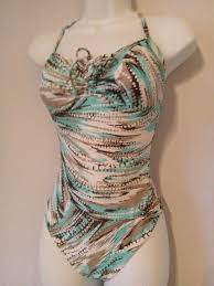 Ladies Turquoise Mix Debenhams Control Swimsuit Size 12 Halter Strapless Bead Fashion Clothing Shoes Accessories Wome Clothes For Women Swimwear Fashion