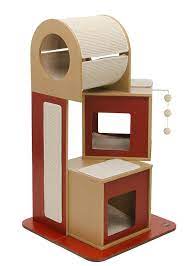 Amazon Com Vesper V Tower Cat Furniture Red Pet Supplies