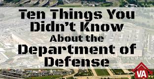 Did You Know That The Department Of Defense Is The Largest Organization In The U S Government And The Largest Employer In The Un Military History Defense Ten