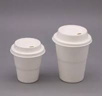 Disposable Eco-Friendly Degradable Sugarcane Bagasse Various Size Coffee  Cup Lid