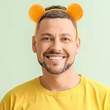 Amazon.com: DaliDali Yellow Bear Ears Headband Adult, Bear Costume for  Halloween Festival Party, Bear Headband Hairband for Makeup Face Washing :  Clothing, Shoes & Jewelry