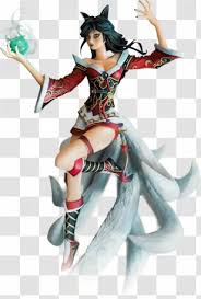 New authentic limited league of legends ahri unlocked statue action figure. League Of Legends Riot Games Ahri Statue Gamurs Model Figure Transparent Png