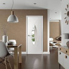 Internal frameless glass doors from fgc are custom made and are perfect for any style of even if your home features shaped internal doorways meaning you need a special design, we can custom. Pesaro White Internal Clear Glass Door Shawfield Doors