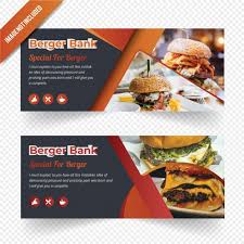 Burger Food Web Banner Design Banner Design Web Banner Design Food Banner