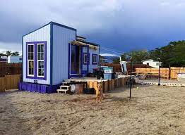 Chelsea S Tiny House In The Nevada Desert Tiny House Trailer Tiny House Building A Tiny House