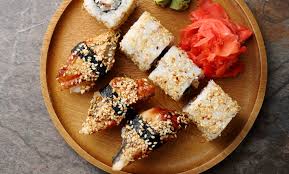 3 pcs tuna sushi, 3 pcs yellowtail sushi, 3 pcs salmon sushi. Osaka Sushi Japanese Cuisine From 17 Louisville Ky Groupon