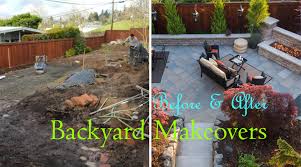 Intimidated by the thought of a backyard makeover? Before After Backyard Makeovers Paradise Restored Landscaping