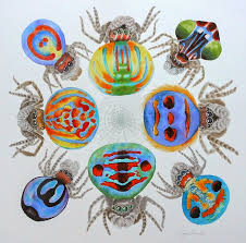 Paciência spider online com cartas grandes. Lucy S Artworld Spider Art Watercolor Peacock Spider