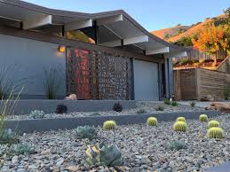 A chair, couch, and coffee table, all with thin wood legs, can easily cozy up in a little living room while leaving the area with an airy appearance. Mid Century Modern Dig Your Garden Landscape Design