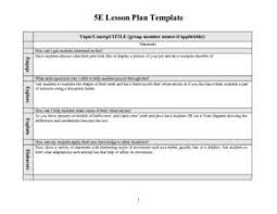 Five E Lesson Plan Template Unique 5e Lesson Plan Template Mammals 2nd 3rd Grade Less In 2020 Lesson Plan Templates Preschool Lesson Plan Template Science Lesson Plans