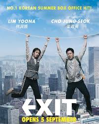 Movievaganza spesial lebaran 2021 di trans7 akan menghadirkan film korea exit yang dijadwalkan tayang pada senin 10 mei 2021 pukul 22.00 . Golden Village Pictures Film Distribution Disaster Comedy Exit ì—'ì‹œíŠ¸ Which Stars Cho Jung Seok ì¡°ì •ì„ And Lim Yoona ìž„ìœ¤ì•„ Surpasses More Than 7 6 Million Admissions In Korea After Its Release