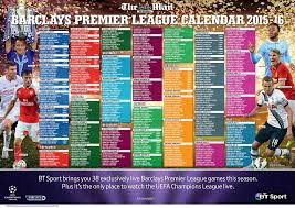 Premier League Fixtures 2015 16 Heres Your Ultimate Guide
