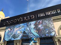 I looked at other reviews online, unboxing amano's beautiful watercolors and sketches blew me away and it's nice to have his final fantasy works all in a set of books that i can just take a. Yoshitaka Amano Drawn Final Fantasy Xv Artwork Decorates Los Angeles Shrine Auditorium Gematsu