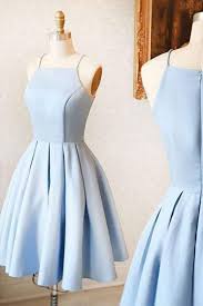 Custom Made A Line Light Blue Short Prom Dress Short Blue Homecoming Dress Formal Dress In 2020 Cute Homecoming Dresses Light Blue Prom Dress Homecoming Dresses Short