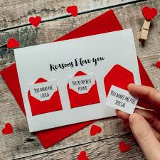 Mary, bob, drucilla) the place where you first met (e.g. Personalised Reasons I Love You Love Letter Card By Ruby Wren Designs Notonthehighstreet Com