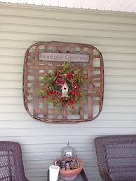 Tobacco Basket Idea Tobacco Basket Decor Basket Decoration Primitive Decorating Country