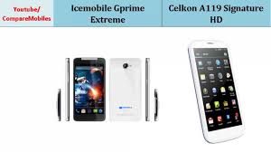 Icemobile Gprime Extreme & Celkon A119 ...