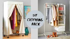 It's very easy and not high price. 24 Diy Clothing Rack Projects How To Make A Clothes Rack