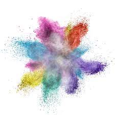 Colorful Powder Explosion Png Image Coloring For Kids Color Powder Nail Polish Gift Set