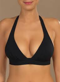 Haut de maillot de bain bandeau femme. Soldes Haut De Maillot De Bain Triangle A Coques Noir Pain De Sucre Femme Place Des Tendances