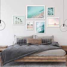 High quality beach inspired framed prints by independent artists and designers from around the world. Ocean And Beach Photography Gallery Wall Set Americanflat