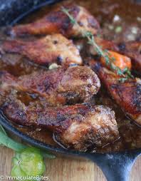 Oven Baked Jerk Chicken Immaculate Bites Baked Jerk Chicken Jerk Chicken Recipe Baked Chicken Recipes