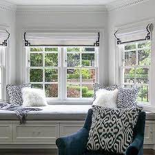 They offer comfort, especially with a thick cushion on top and views to the outdoors. Master Bedroom Bay Window Design Ideas
