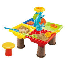Beach Toys Sand And Water Activity Table Set 25pcs W Dolphin Ideal For Beach This Summer Walmart Com Sand And Water Table Kids Play Table Kids Water Table