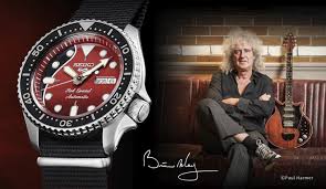 This guitar has had the conversion done to it. Seiko 5 Sports Celebrates A Legendary Guitar Brian May S Red Special News Seiko Watch Corporation