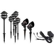 Better Homes Gardens Fayser 8 Piece Outdoor Quickfit Led Pathway Lighting Set Walmart Com Walmart Com