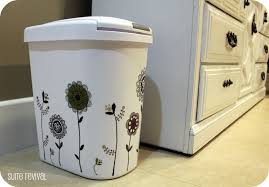 Add Decals To Trash Can Trash Can Cricut Vinyl Vinyl Projects