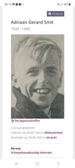 Adriaan Gerard Smit (Alblasserdam, 4 september 1920