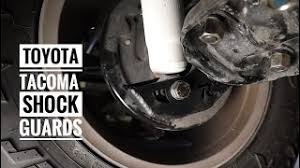 Icon as well as others such as demello offer a rear lower shock shin guard for many variations of toyota 4wds. Rago Fabrication Toyota Tacoma Shock Guard Install Youtube