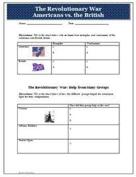 Revolutionary War British And American Strengths Activity With Images Revolutionary War Teaching Us History American Revolutionary War