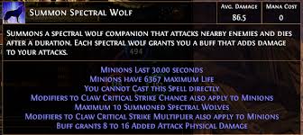 Check summons online jpj official portal please click this link: Gameplay Help And Discussion Spectral Wolf Clarification Forum Path Of Exile