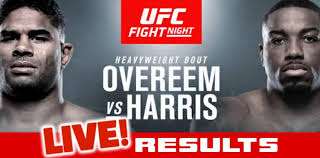 The picks, predictions, and breakdown for every fight on the prelims of ufc fight night: Ufc Fight Night Overeem Vs Harris Live Results Mmaweekly Com