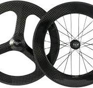 Sunrise Bike Carbon Fixed Gear Bike Wheelset Front 70mm Rear 88mm with 12k  Gloosy Finish