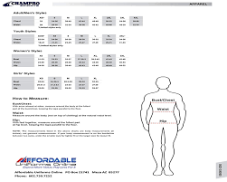 Best Affordable Uniforms Online Size Chart Call Us 6027307252