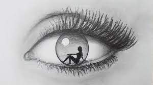 How To Draw An Eye, Pencil Drawing For Beginners Easy Sketches - Art And  Drawing - Youtube