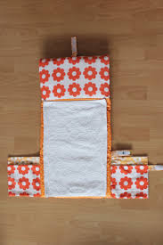 Wickeltasche Windeltasche Wickelunterlage Unterwegs Wickeln Handmade Recyle Small Shop