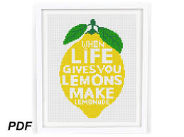 A counted cross stitch pattern should include an estimated completed size. Cross Stitch Patterns Funny Pdf Modern Lemon Counted Subversive Easy For Beginners Cross Stitch Sampler Design