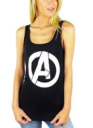 Disney Marvel Womens Avengers Logo Tank Top Marvel Tanktop