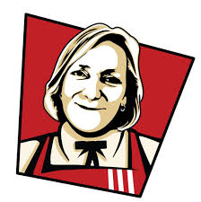 как сделать фотографию в стиле поп арт в фотошопе Redwart I Will Draw You In Kfc Logo Style Caricature Pop Arts For 5 On Fiverr Com Pop Art Pop Art Drawing Art