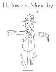 These alphabet coloring sheets will help little ones identify uppercase and lowercase versions of each letter. Halloween Music By Coloring Page Twisty Noodle