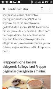gulbahar berberoglu adli kullanicinin kahve cesitleri panosundaki pin frappe kahve