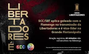 Uma das principais vantagem do sbt em relação à globo é que a emissora de sílvio santos acertou com a conmebol para dar espaço comercial aos patrocinadores da libertadores, como ford e bridgestone, antes, durante e após as partidas, algo. Scc Sbt Comemora Bons Indices Na Transmissao Da Libertadores Com Flamengo E Independente Acontecendoaqui