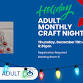 Holiday Adult Monthly Craft Night - Canning Lid event image