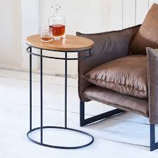 Yorn Home Miavilla Beistelltisch Rustik Natur Schwarz Metall Kiefernholz Karstadt Online Shop Beistelltisch Tisch Holz